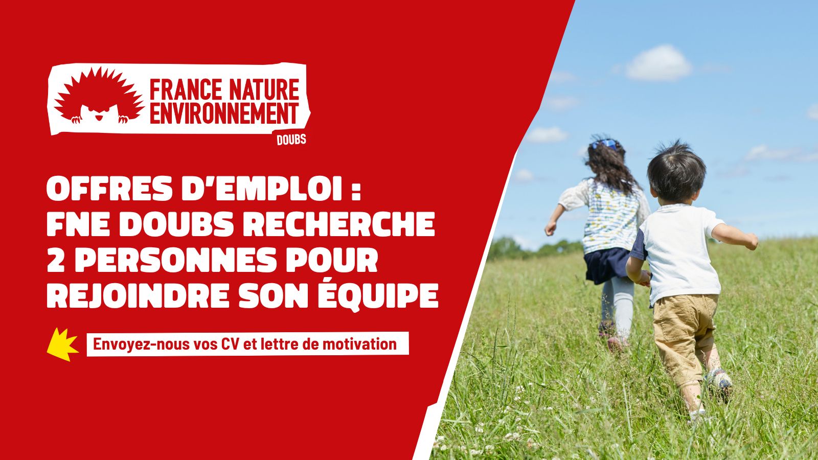 Rejoignez-nous : 2 offres d’emploi à pourvoir à FNE Doubs !